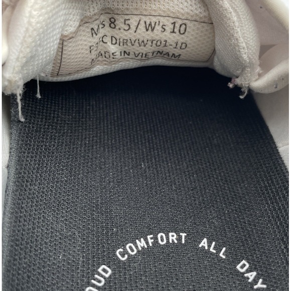 Kizik Womens Irvine Sneakers Size 10‎ Cloud White Canvas Lace Up Casual Shoes - Picture 11 of 11